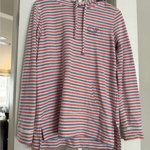 Vineyard Vines Red and Blue Striped Pullover
